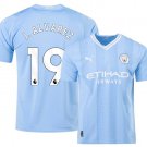 J. ALVAREZ #19 Manchester City 2023 2024 Home Men Football Soccer Shirt Jersey 23-24