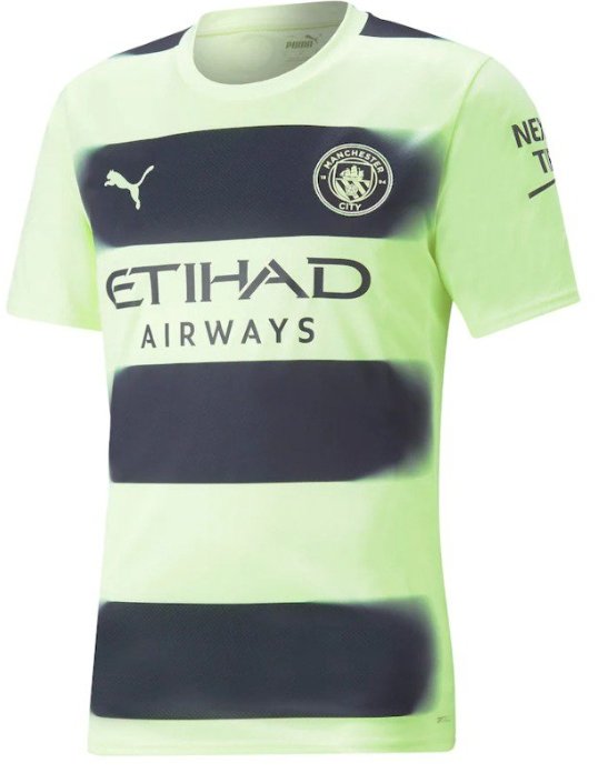Manchester City 2022 2023 3rd Third Men Football Soccer Shirt Jersey 22-23