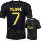 MBAPPE #7 Paris Saint Germain 2022 2023 4th Fourth Men Football Soccer Shirt Jersey 22-23