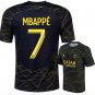 MBAPPE #7 Paris Saint Germain 2022 2023 4th Fourth Men Football Soccer Shirt Jersey 22-23