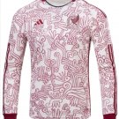 Mexico World Cup Long Sleeve 2022 2023 Away Men Football Soccer Shirt Jersey 22-23