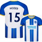 MODER #15 Brighton & Hove Albion 2022 2023 Home Men Football Soccer Shirt Jersey 22-23