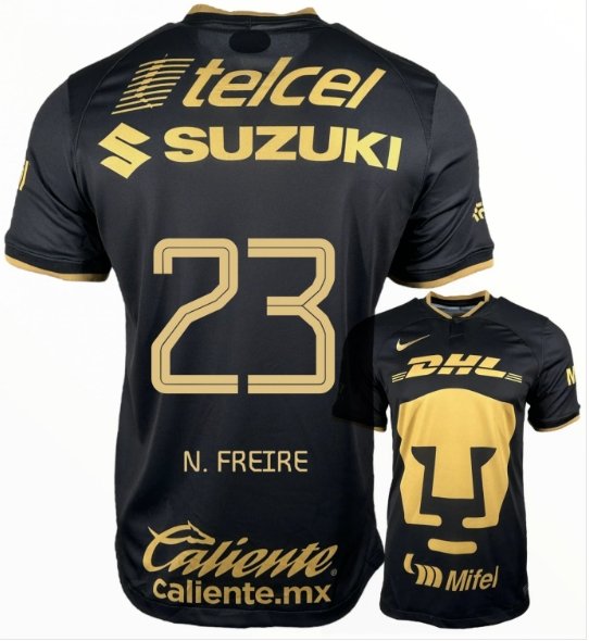 N. FREIRE #23 Pumas Unam 2022 2023 3rd Third Men Football Soccer Shirt Jersey 22-23