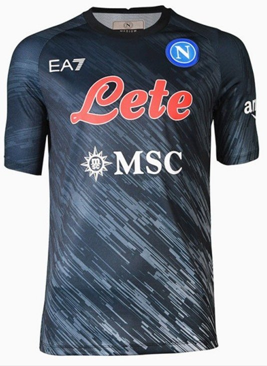 Napoli 2022 2023 3rd Third Men Football Soccer Shirt Jersey 22-23