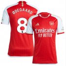 ØDEGAARD #8 Arsenal 2023 2024 Home Men Football Soccer Shirt Jersey 23-24