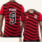 PEDRO #9 Flamengo 2022 2023 3rd Third Men Football Soccer Shirt Jersey 22-23