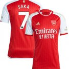 SAKA #7 Arsenal 2023 2024 Home Men Football Soccer Shirt Jersey 23-24