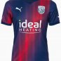 West Bromwich Albion 2023 2024 Away Navy Men Football Soccer Shirt Jersey 23-24