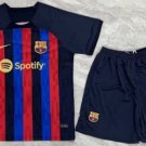 Barcelona Kids Home Shirt Jersey Kit 22-23 Youth Soccer Football 2022-2023