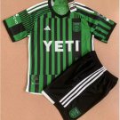 Kids Austin FC Home Shirt Jersey Kit 23-24 Youth Soccer Football 2023-2024