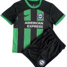 Kids Brighton & Hove Albion Away Shirt Jersey Kit 23-24 Youth Soccer Football 2023-2024