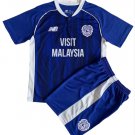 Kids Cardiff City Home Shirt Jersey Kit 23-24 Youth Soccer Football 2023-2024