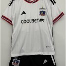 Kids Colo Colo Home Shirt Jersey Kit 23-24 Youth Soccer Football 2023-2024