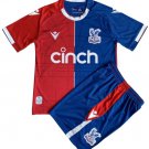 Kids Crystal Palace Home Shirt Jersey Kit 23-24 Youth Soccer Football 2023-2024