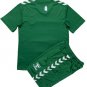 Kids Everton Green Goalkeeper Shirt Jersey Kit 23-24 Youth Soccer Football 2023-2024