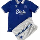 Kids Everton Home Shirt Jersey Kit 23-24 Youth Soccer Football 2023-2024