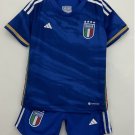 Kids Italy Home Shirt Jersey Kit 23-24 Youth Soccer Football 2023-2024