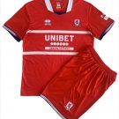 Kids Middlesbrough Home Shirt Jersey Kit 23-24 Youth Soccer Football 2023-2024