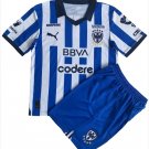 Kids Monterrey Rayados Home Shirt Jersey Kit 23-24 Youth Soccer Football 2023-2024