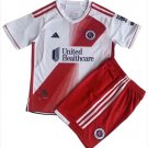 Kids New England Revolution Away Shirt Jersey Kit 23-24 Youth Soccer Football 2023-2024