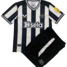 Kids Newcastle United Home Shirt Jersey Kit 23-24 Youth Soccer Football 2023-2024