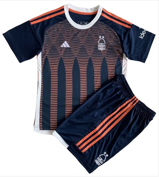 Kids Nottingham Forest 3rd Third Shirt Jersey Kit 23-24 Youth Soccer Football 2023-2024