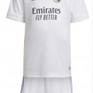 Kids Real Madrid Home Shirt Jersey Kit 22-23 Youth Soccer Football 2022-2023