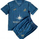 Kids Swansea City Away Shirt Jersey Kit 23-24 Youth Soccer Football 2023-2024