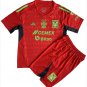 Kids Tigres UANL Red Goalkeeper Shirt Jersey Kit 23-24 Youth Soccer Football 2023-2024
