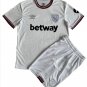 Kids West Ham United Away Shirt Jersey Kit 23-24 Youth Soccer Football 2023-2024