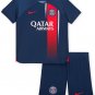 KIMPEMBE #3 Paris Saint Germain Kids Home Shirt Jersey Kit 23-24 Youth Soccer Football 2023-2024