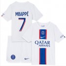 MBAPPE #7 Paris Saint Germain Kids 3rd Third Shirt Jersey Kit 22-23 Youth Soccer Football 2022-2023