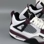 Air Jordan 4 &acirc;��PSG&acirc;�� WhiteNeutral Grey-Black-Bordeaux