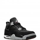 Air Jordan 4 Black Canvas sneakers