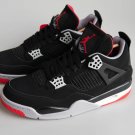 Air Jordan 4 Black Red with box