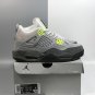 Air Jordan 4 LE &acirc;��Air Max 95 Neon&acirc;�� Cool GreyVolt-Wolf Grey
