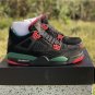 Air Jordan 4 NRG BlackGorge Green-Varsity Red
