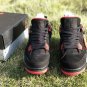 Air Jordan 4 NRG BlackGorge Green-Varsity Red