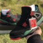 Air Jordan 4 NRG BlackGorge Green-Varsity Red