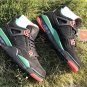 Air Jordan 4 NRG BlackGorge Green-Varsity Red