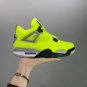 Air Jordan 4 Plush Fluorescent Yellow x Tagz
