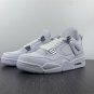 Air Jordan 4 Retro &acirc;��Pure Money&acirc;�� White 308497-100