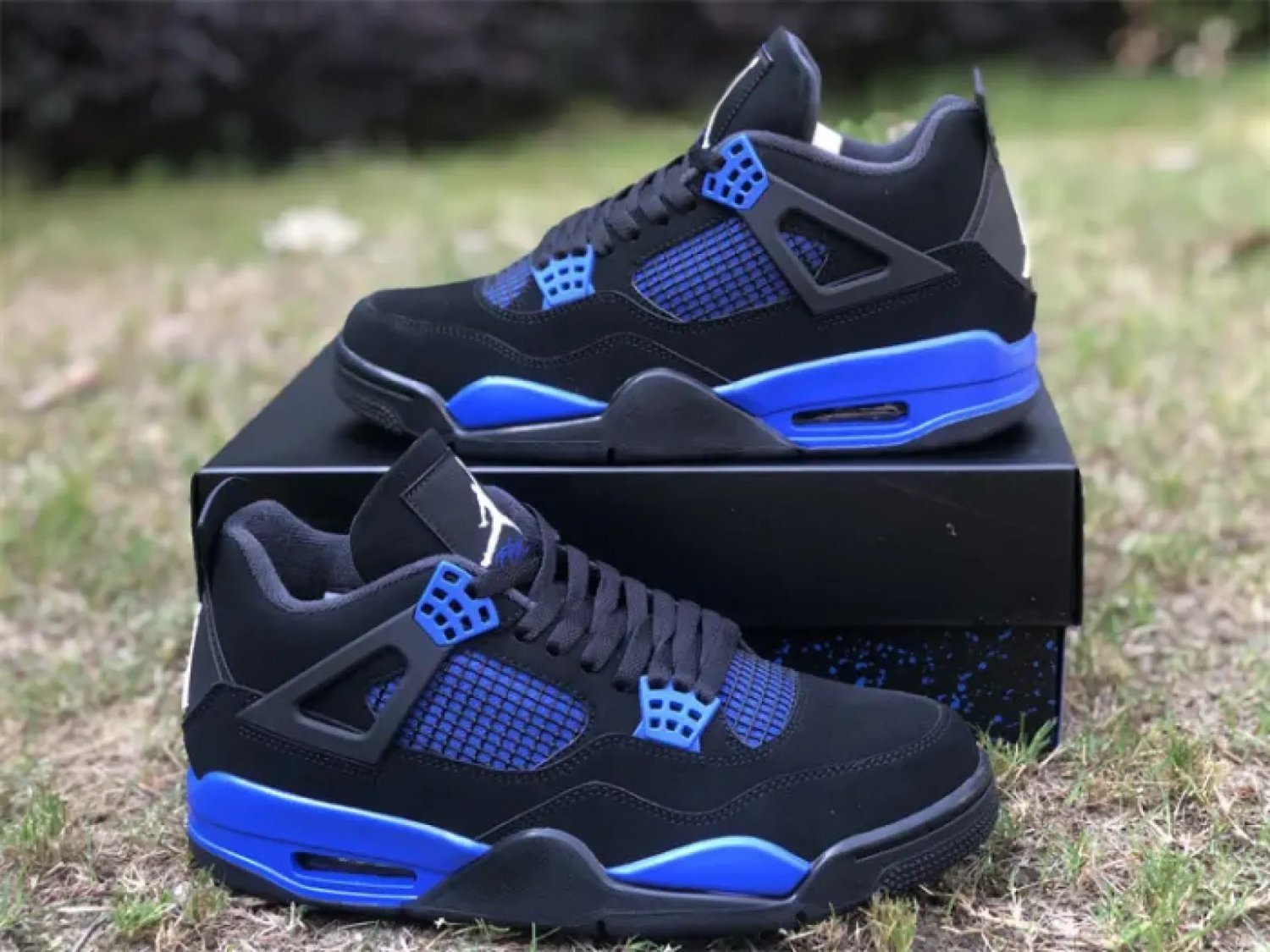 Air Jordan 4 Retro Black Game Royal