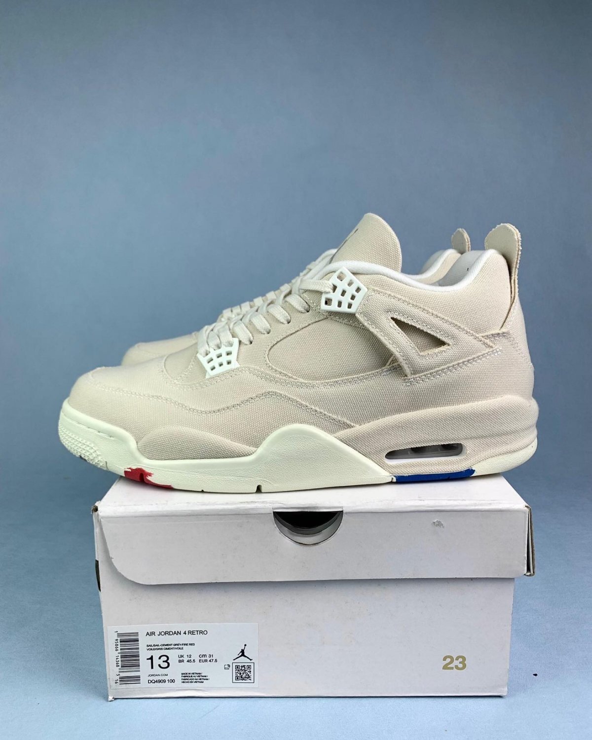 Air Jordan 4 Retro Blank Canvas