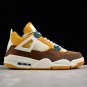 AIR JORDAN 4 RETRO GS CACAO WOWGEODE TEALALE BROWNTWINESAIL