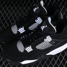 AIR JORDAN 4 RETRO WHITE THUNDER BLACKWHITEBLACK