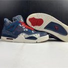 Air Jordan 4 SE “Sashiko” Deep Ocean Sail-Cement Grey-Fire Red