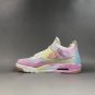 Air Jordan 4 White Multi-Color Denim
