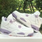 Air Jordan 4 White Purple Oreo