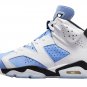Air Jordan Retro 6 UNC' University blue white Men CT8529 410
